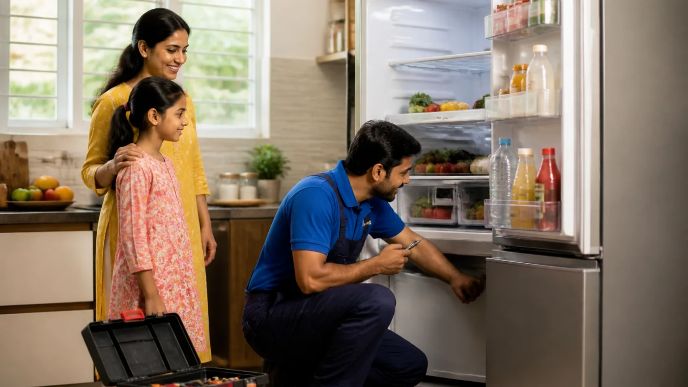 Refrigerator repair service for homes in Pudukkottai and Thanjavur